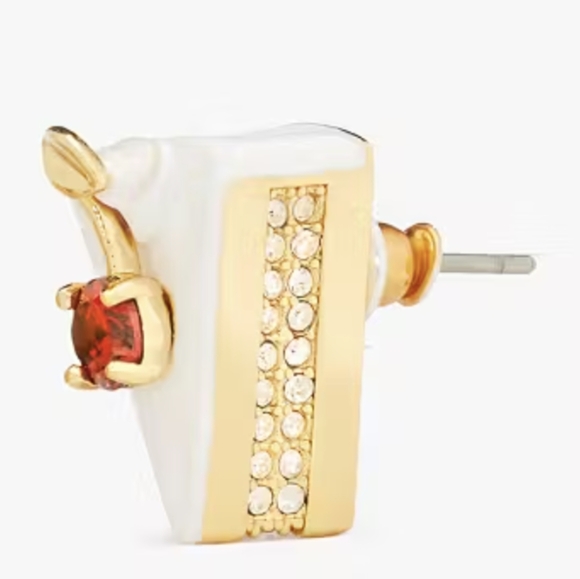 Kate Spade New York Pastry 🍰 🎂 🍰 🎂 Shop Cake Slice Studs - Picture 10 of 16